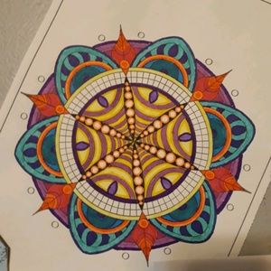 Hand drawn and colored poster